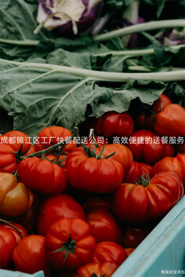 成都錦江區工廠快餐配送公司：高效便捷的送餐服務